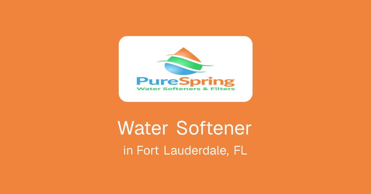 Water Softener in Fort Lauderdale, FL