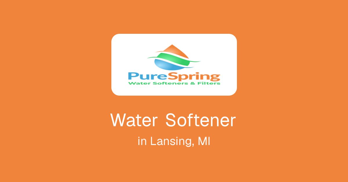 Water Softener in Lansing, MI