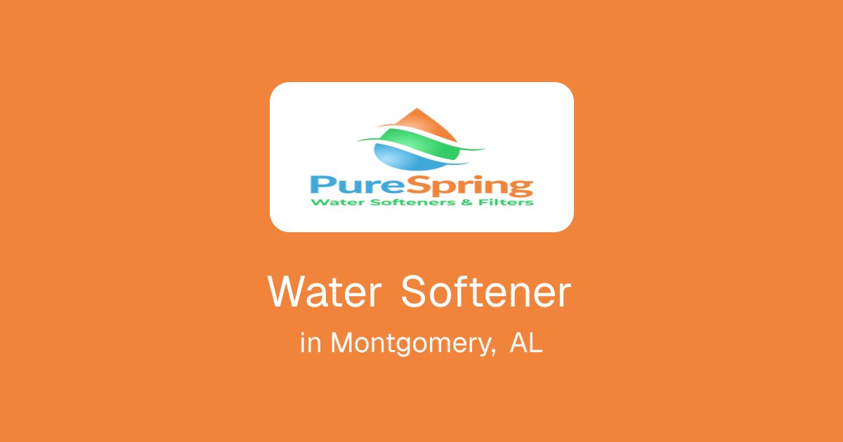 Water Softener in Montgomery, AL