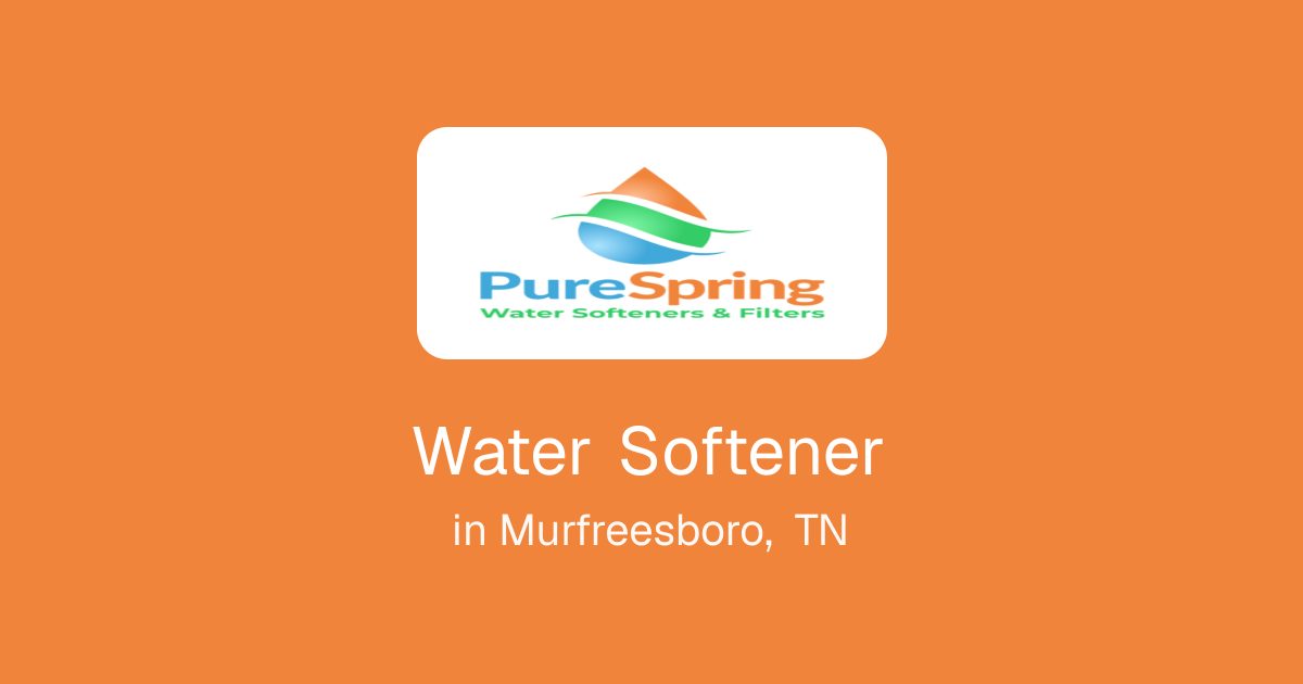Water Softener in Murfreesboro, TN